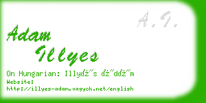 adam illyes business card